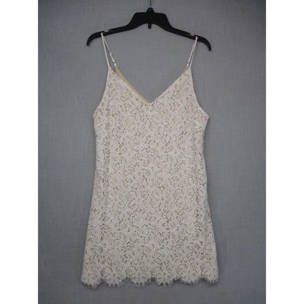 Xtraordinary Pink Floral Lace Feminine‎ Summer Slip Dress Womens Size Large